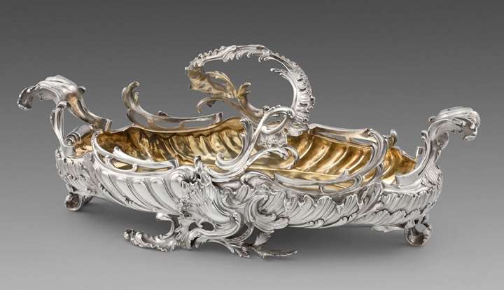 A French Silver Louis XV Style Centrepiece